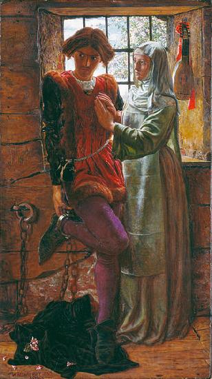 William Holman Hunt Claudio and Isabella Spain oil painting art